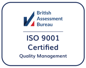 ISO 9001 certified quality management accreditation