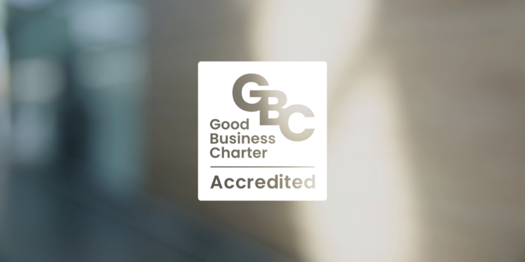 Good Business Charter Accredited Logo