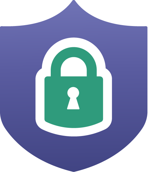 Padlock on Shield Logo